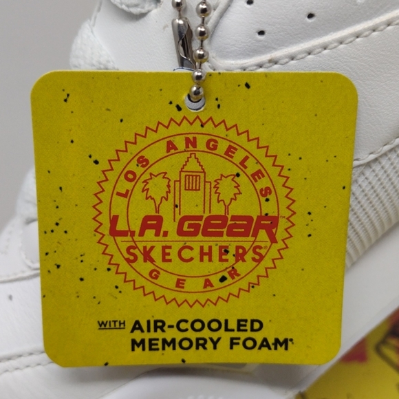 Skechers L.A. Gear Women's Hot Shots Low Sneakers - Picture 13 of 16